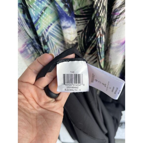 BCBG Maxazria Tae Strapless Silk Maxi Dress - Size 6 - Black - Picture 9 of 10